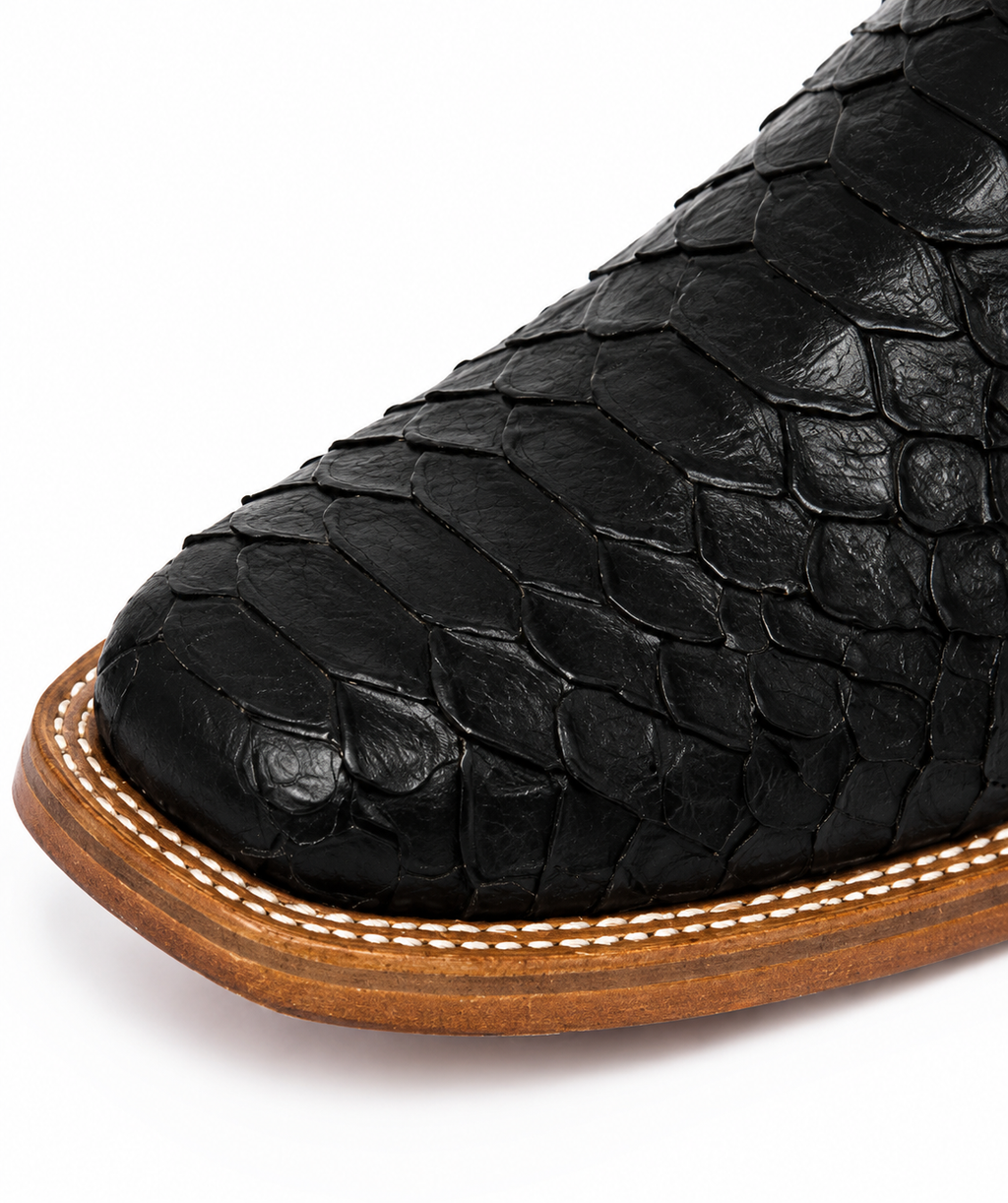 Bota Maverick | Piel Genuina con Grabado Tipo Pitón