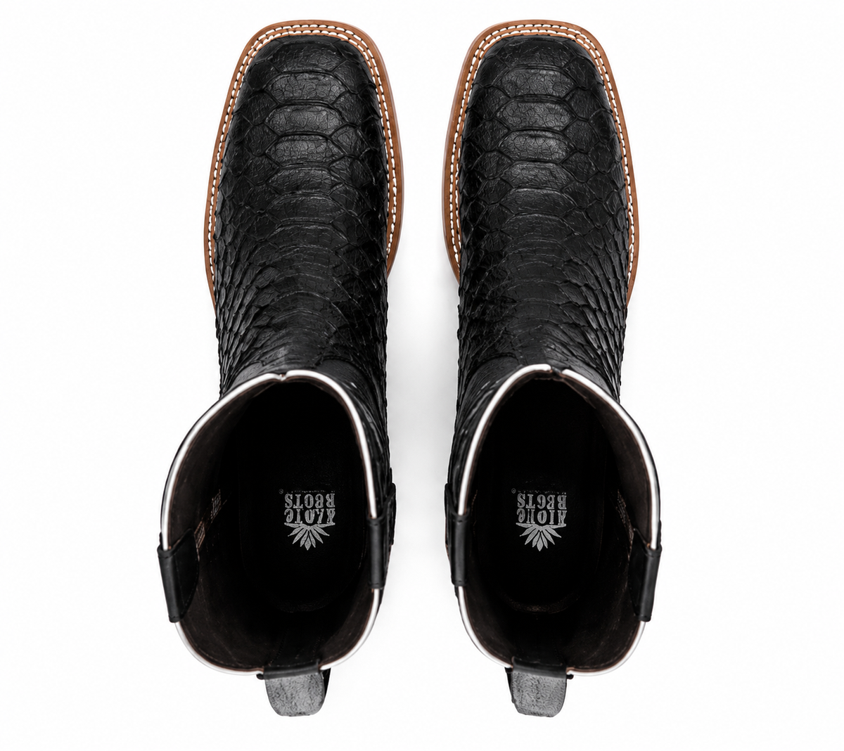 Bota Maverick | Piel Genuina con Grabado Tipo Pitón