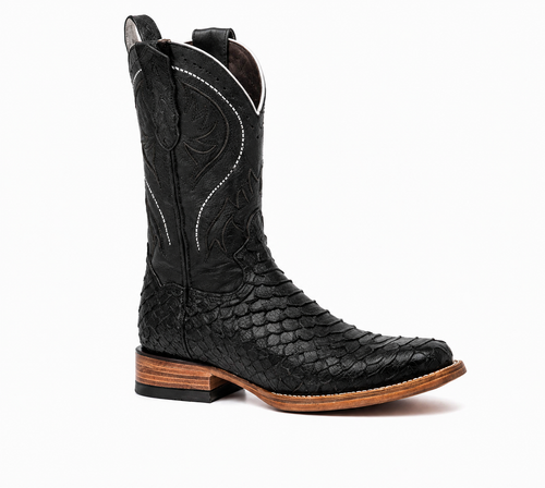 Bota Maverick | Piel Genuina con Grabado Tipo Pitón